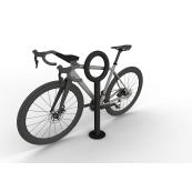 Lean-on post with tube ring